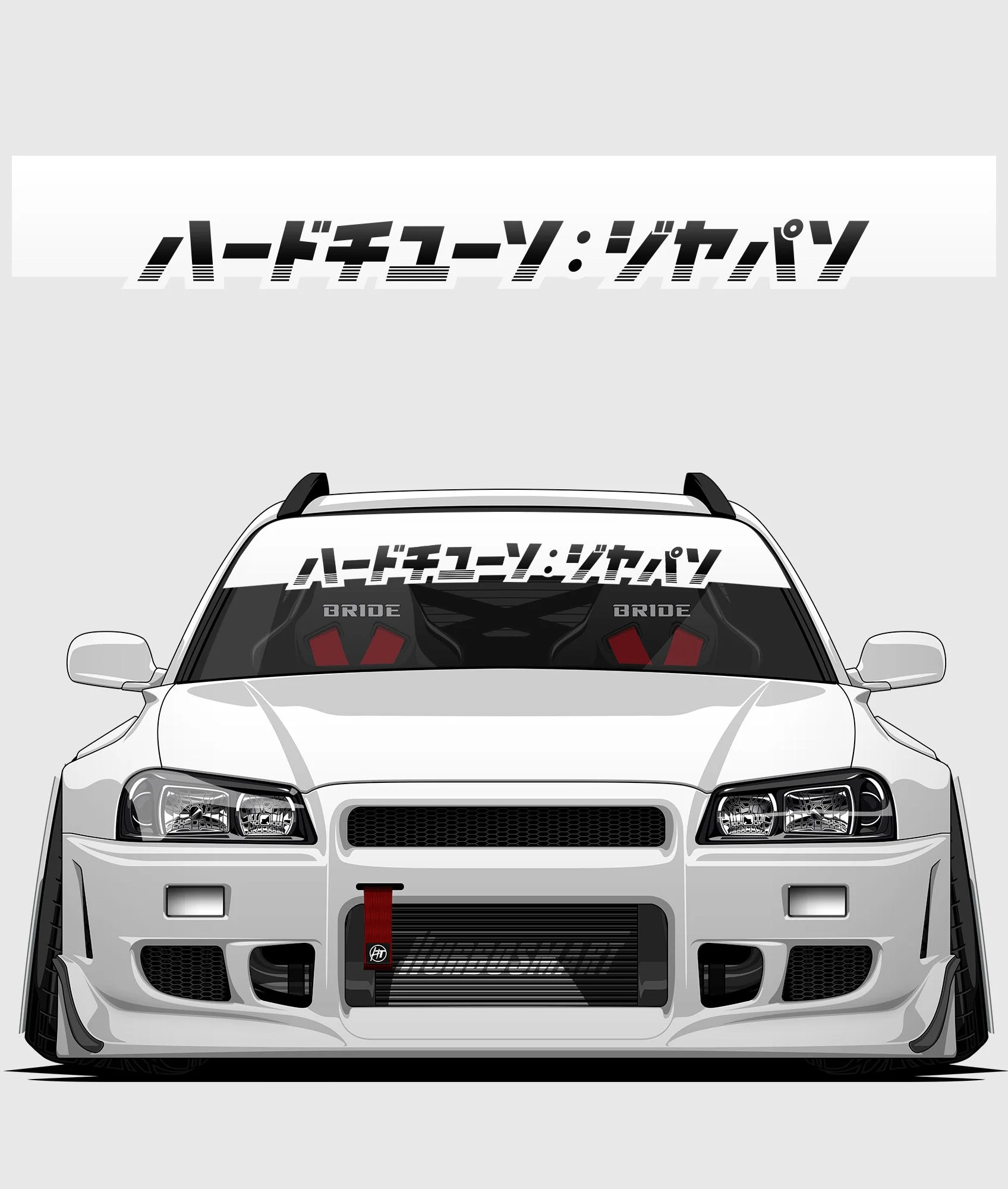 Hardtuned Kanji Window Banner - Stripes - Image 15