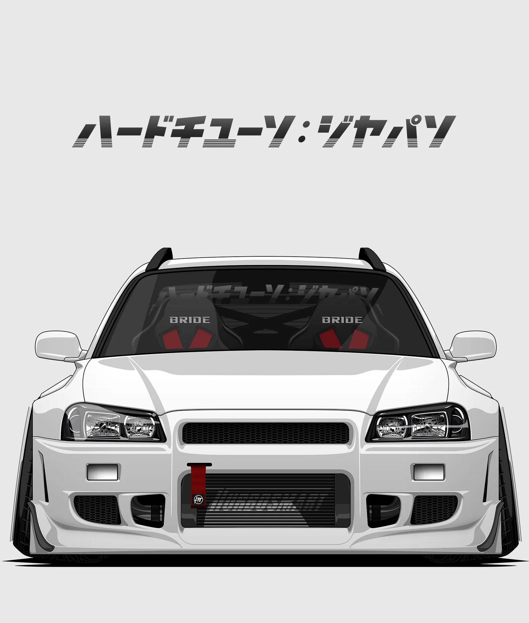 Hardtuned Kanji Window Banner - Stripes - Image 31