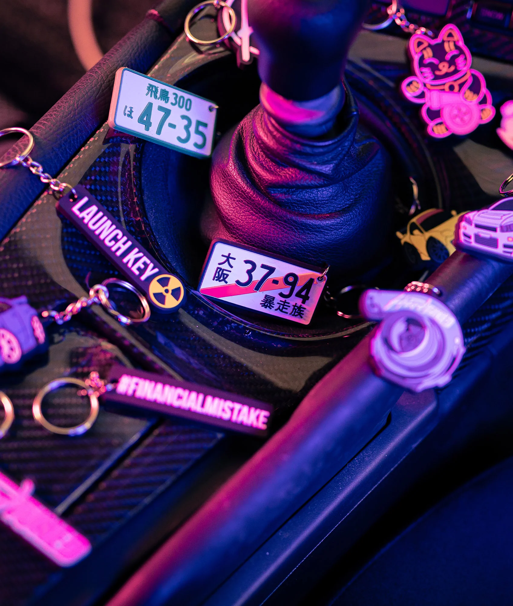 License Plate Rubber Key Ring - Image 6