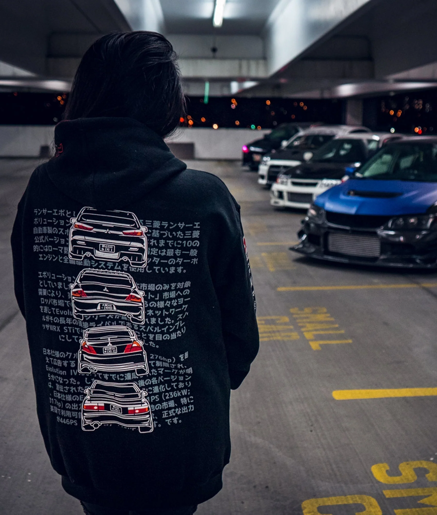 Mitsubishi Evolution Womens Pullover - Image 2