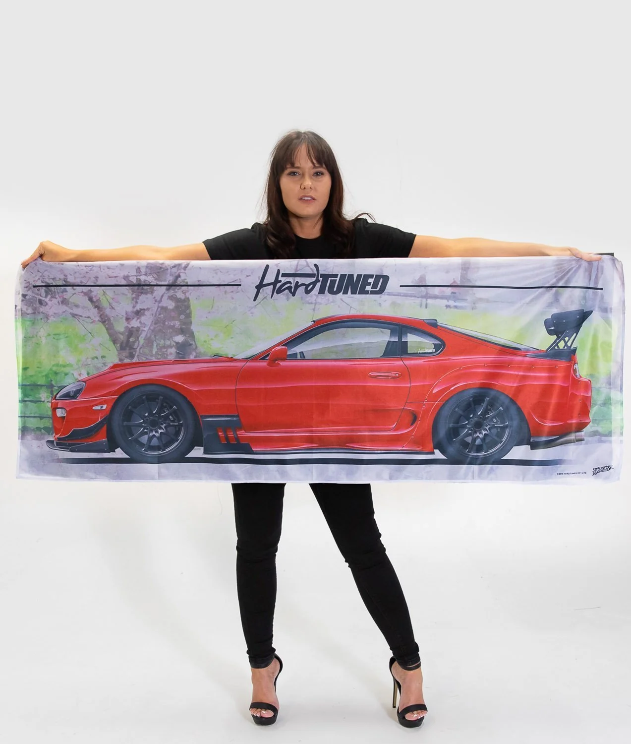 Toyota Supra MKIV Garage Flag