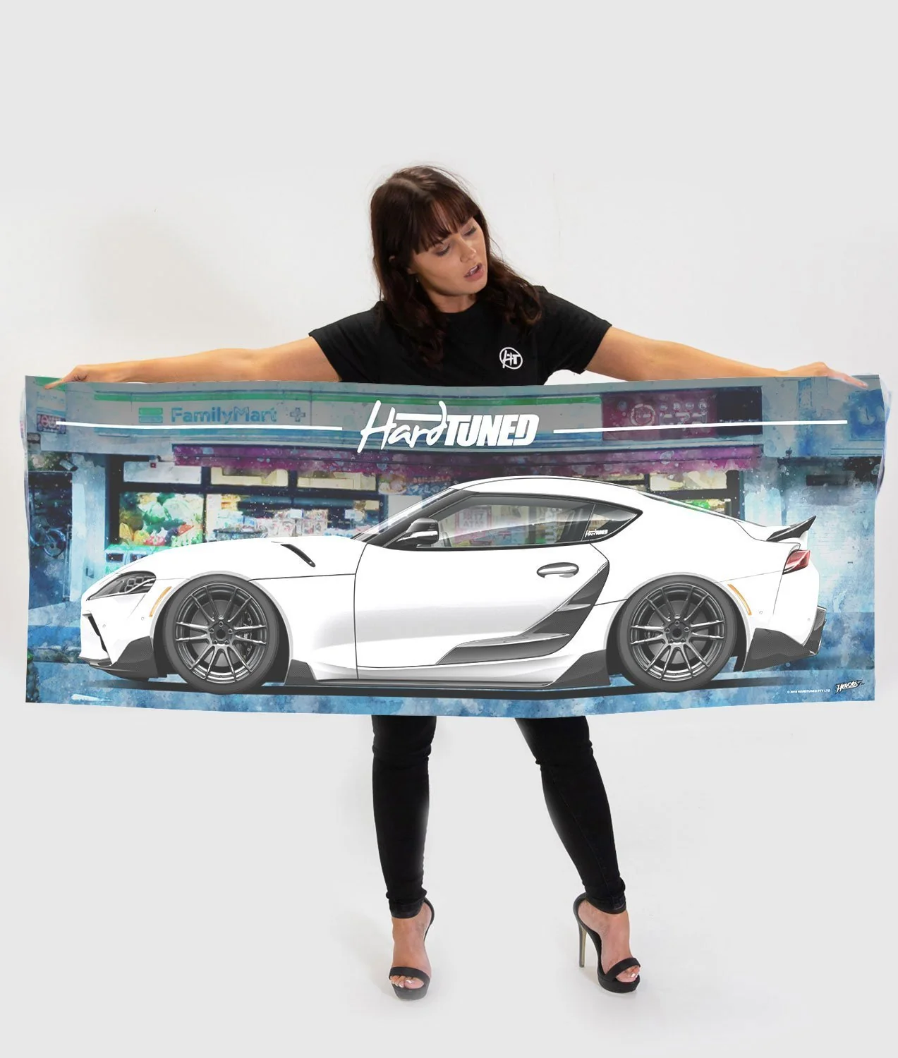 Toyota Supra MKV Garage Flag - Image 2