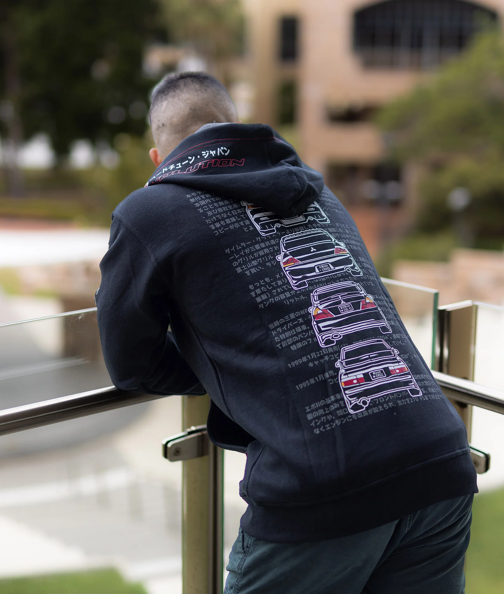 Mitsubishi Evolution Womens Hoodie - Image 9